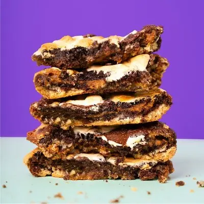 Brookie Salted Caramel Smores